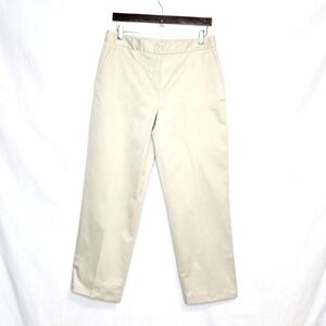 Foxcroft Khaki Straight Full Leg Pants. 8